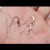 100 Stück 19 x 18 mm Ohrring-Komponenten, Haken, gedrehte Ohrhaken, Verschlüsse, Ohrring-Drähte, Erkenntnisse für die DIY-Schmuckherstellung
