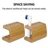 Solid Wood Toothbrush Storage Rack, Bathroom Electric Toothbrush Placement Rack, Bathroom Porous Toothbrush Wooden Storage Rack