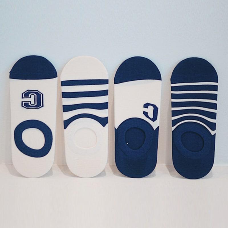 

RNOT Emotion Stripe Fake Socks Side C