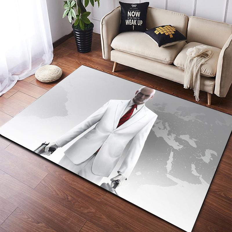Games Hitman Carpet Kitchen MatEntrance Doormat Bedroom Floor Decoration Living Room Carpet Bathroom Anti-slip Rugs Bedroom
