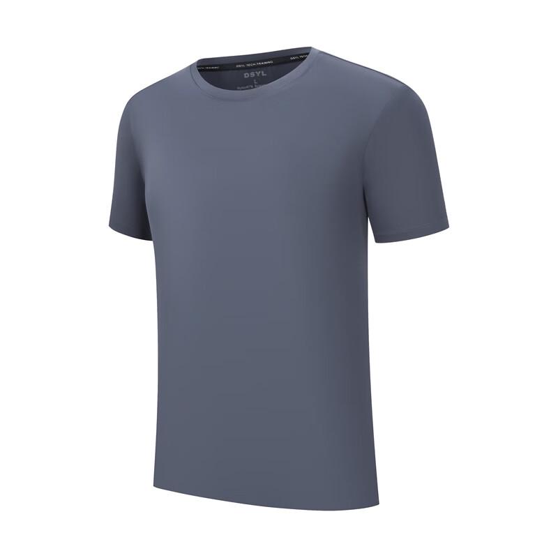Buzhiyi Unisex Quick Dry Round Neck Short Sleeve Casual T-Shirt