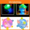 Creative Children's Glow Toy Flashing Bouncing Ball With Colorful Lights And Sound Effects