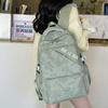 Schoolbag Japanese ins schoolbag female junior high school student bear printed backpack, casual versatile small fresh large-capacity backpack