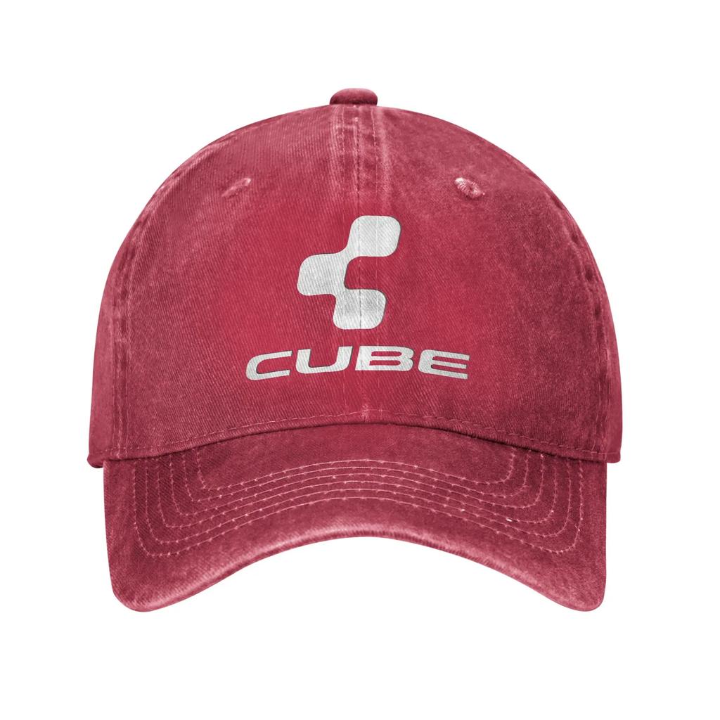 Cube Cycling Mtb Mountain Bike Denim Cap Casual Baseball Caps Adjustable Hat Summer Unisex Baseball Hats