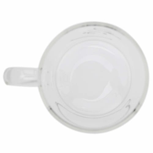 Marimocraft Snoopy Charlie Brown Mug, Heat-Resistant Glass, 330ml, Microwave-Safe, SPV-417, Clear