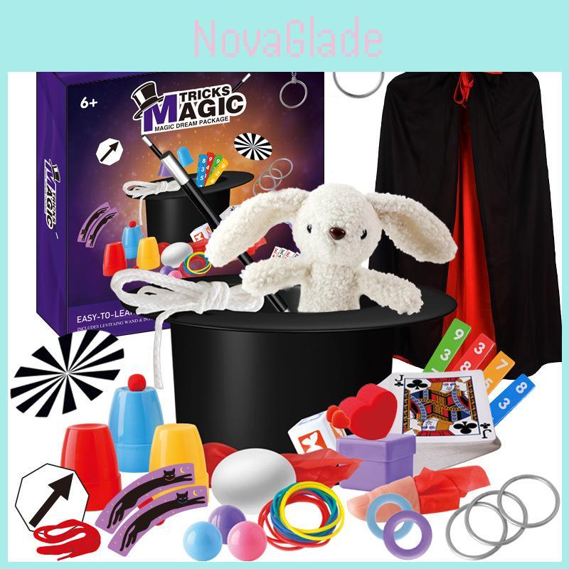 Childrens Magic Toy Set With 22 Props For Kids Party Entertainment Gift
