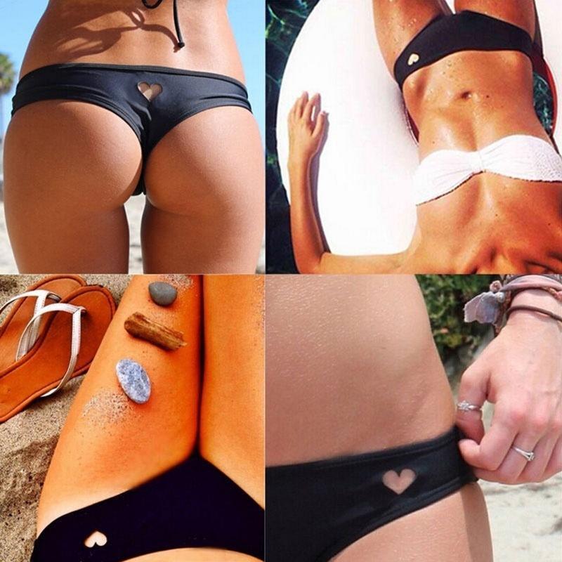 Seksualios bikini kelnaitės su rankogaliais, stringai, maudymosi kostiumo dalis moterims