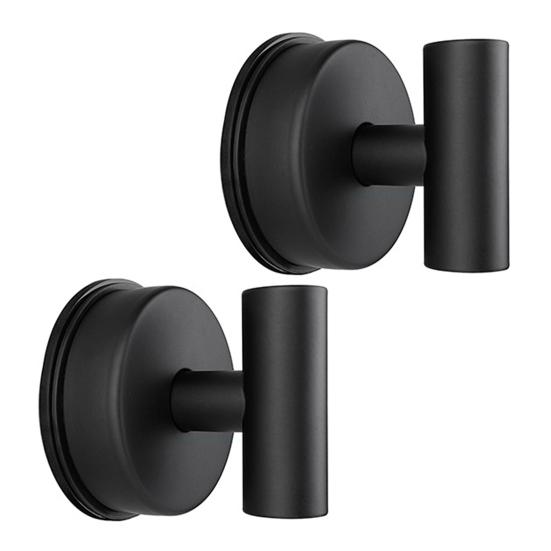 Yousheng 2 ks přísavkových háčků na dveře na věnce, sprchové, vodotěsné, dekorativní kruhový háček, bez vrtání, držák na ručníky na vchodové dveře, skleněná okna, koupelna