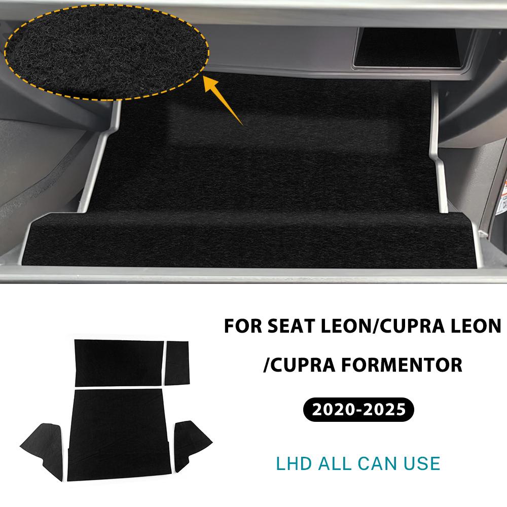 

For Seat Leon MK4 Cupra Leon Cupra Formentor 2020 2021 2022 2023 2024 2025 Italian Premium Suede Car Co-Pilot Toolbox Sticker