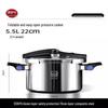 Kangbach 5.5L 304 Stainless Steel Pressure Cooker