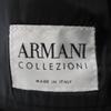 Armani Made In Italy Striped Pattern Suit Setup Gray Tailored Jacket Men's Used