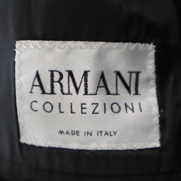 Armani Laget i Italia Stripemønstret dresssett Grå skreddersydd jakke Herre Brukt