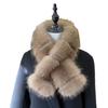 Breathable Winter Scarf Faux Fur Collar for Women, Plush Neck Warmer Scarf, Fluffy Fashion Wrap Scarves, Cold Weather, Thanksgiving Christmas