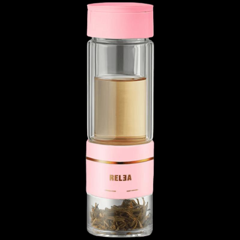 RELEA Portable Borosilicate Glass Tea Infuser