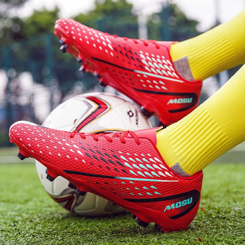 Men Football Shoes TF/FG Professional Soccer Shoes Society Cleats Fast Indoor Football Field Boots Sneaker Unisex Comfortable