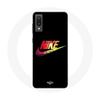 Case for Samsung Galaxy A02 Nike Logo Black Background Color