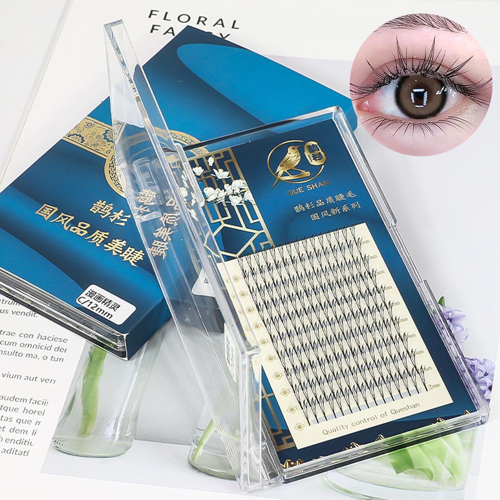 

Grafted Eyelashes Segmented Single Cluster False Eyelashes Soft Non Loose Roots Flexible False Eyelashes 8-12mm