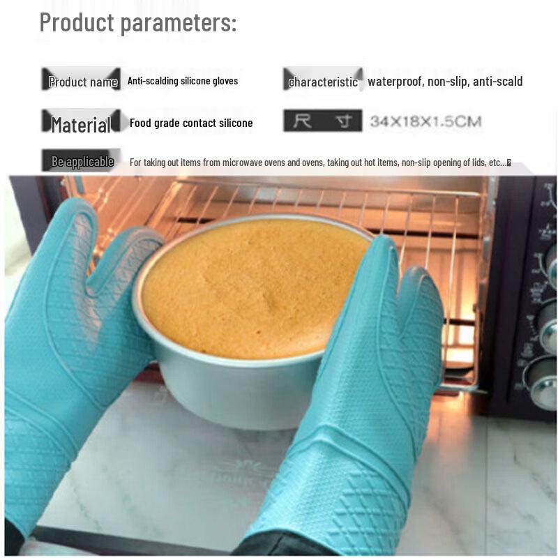 VAKADA Hitzebeständige Ofenhandschuhe (2er-Pack)