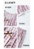 Fenteng [100% cotton] comfortable round neck countryside style patterned lace short sleeved home suit set for women's sleepwear