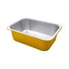 Disposable Rectangular Aluminum Foil Meal Box with PP Lid