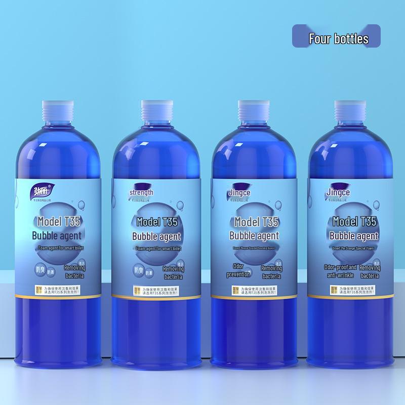Universal Smart Toilet Foam Shield: Automatic Anti-Splash Deodorant Liquid Refill