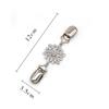 Sweater Clip Fashion Cardigan Connecting Button Diamond-studded Pin Brooch Shawl Collar Buckles Clothing Decor