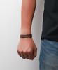 Blancier Tenèvre Bm268B1299 Wire Layered Cowhide Bracelet