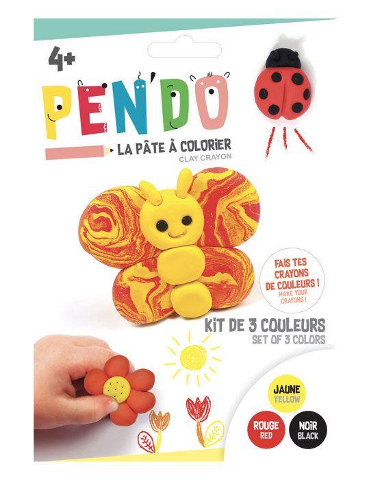Kit créatif Pen'Do - pâte à colorier Nature - 3 pcs - GRAINE CREATIVE ON A TOUS DU TALENT