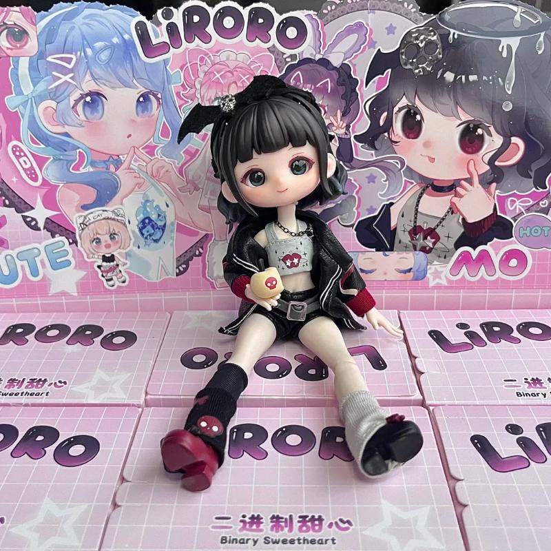 Liroro V2.5 Binary Sweetheart Series Ob11 1/12 Bjd Blind Box Mystery Box Movable Cute Action Anime Figure Toys Christmas Gift
