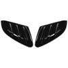 Par Bakspeildeksel Glanssvart/Karbonfiber Sidespeildeksel For Honda Civic 10. 2016 2017 2018