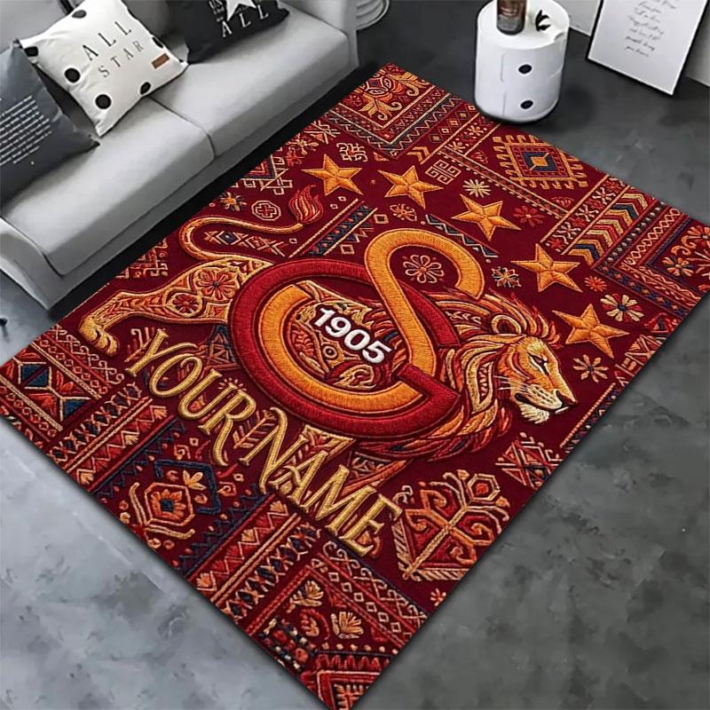 Galatasaray S Custom Name Carpet Rug for Living Room Bedroom Home Sofa Decoration,Kids play Non-slip Floor Mat