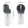 Dog Shower Foaming Brush Shampoo Foam for Haired Soft Bristles Manual Shedding and Grooming