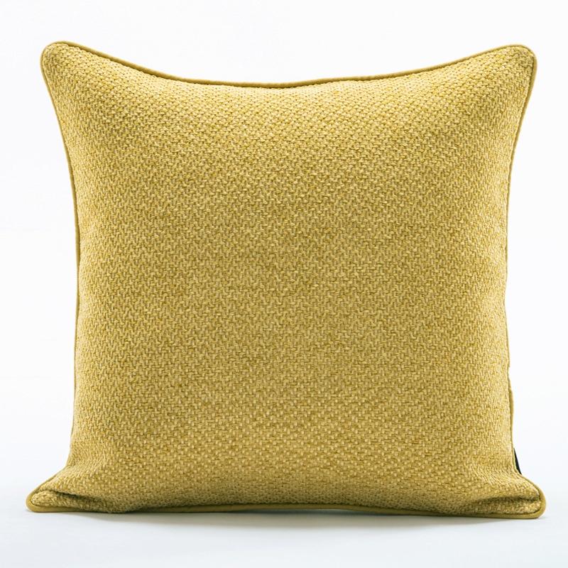 

Nordic Ins Бавовна Льон Диван Подушка Чохол Прямокутний однотонний Велика спинка Чохол для подушки 45*45cm