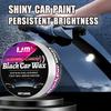 KJM Crystal Black Car Wax 200ml German Formula Scratch Fill Polish Coat Restore Deep Gloss Mirror Finish Paint Protection