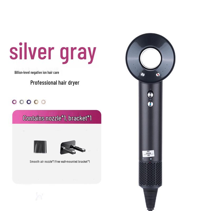 

Высокоскоростной фен с отрицательными ионами для дома – Тихий, мощный поток воздуха, Быстрая сушка Bare Unit