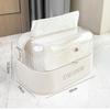 Transparent Paper Towel Holder Creative Design Reusable Napkin Dispenser Plastic Material Large Capacity Napkin Storage Case