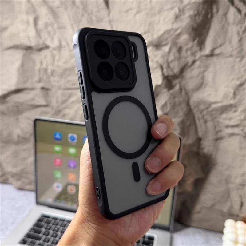 Case For Xiaomi 15T Pro Mi 15T 14T 15 Pro 15 Ultra Strong Magnetic Matte Transparent PC Acrylic Hard Shell Shockproof Bumper