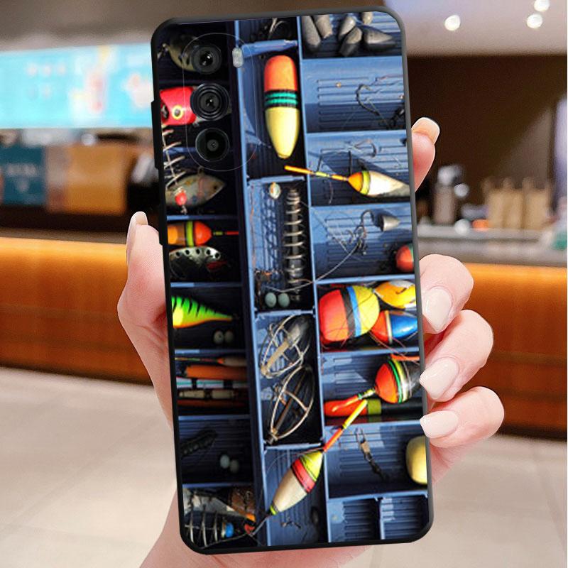 

Case For Motorola Edge 50 40 Pro 60 50 40 30 Ultra Neo Fusion G85 G72 G53 G54 G84 G13 G32 Bass Fishing Fisherman Hunting Man Moto G32