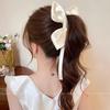 Wide Side Korean Hair Claw Large Size Ponytail Clip Versatile Banana Clip  Ballet Style