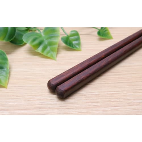 Kawai Japanese-made wooden chopsticks, dishwasher safe, set of 5, brown, 23cm, product number 26534