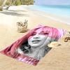 Sabrina Carpenter Vibe  Print Beach Towel, Large Soft Quick Dry Towel for Beach Camping Swimming