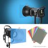 Color Gel Filter Set, 18 Gel, Flash Strobe Filter, Transparent Lighting 12 * 8.3in Plastic Sheets for LED Light Studio, Different Sheets for Amazing L