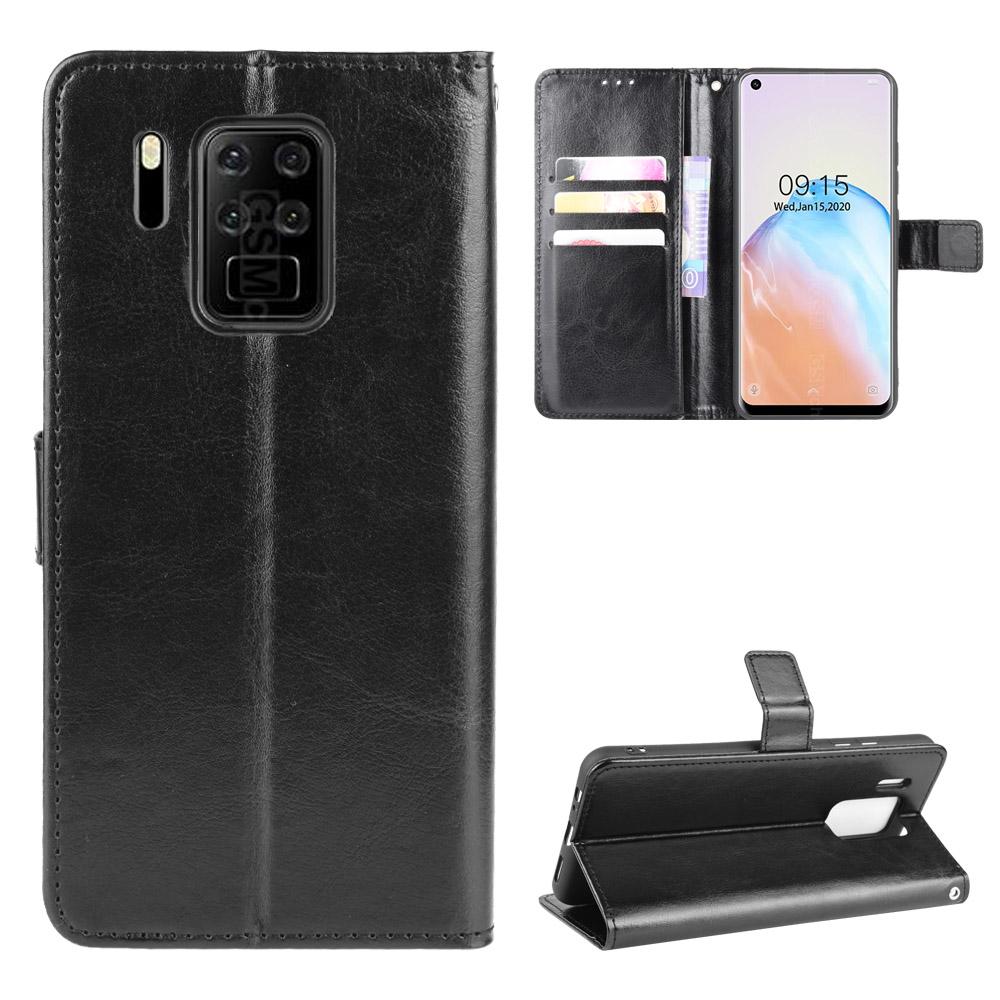 Für Oukitel C18 Pro Wallet Case mit Ständer & Kartenfächern – Stoßfest, Staubdicht, Business Heavy Duty Flip Lederschutzhülle