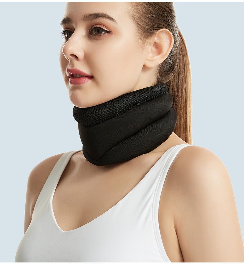 

Neck Brace for Migraine Due to Cervical Spine Problems Cervical Collar for Cervical Decompression with Replacement Cover L чорний