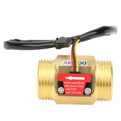 YFB10 Przełącznik przepływomierza Halla G1in Czujnik przepływu wody Licznik turbinowy DC24V 2~50LMIN