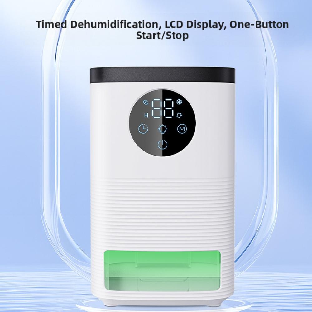 250ml Day Electric Dehumidifier Small Moisture Absorber Quiet Low Noise 53dB ABS Home Bedroom Basement Closet Molds Control Kit