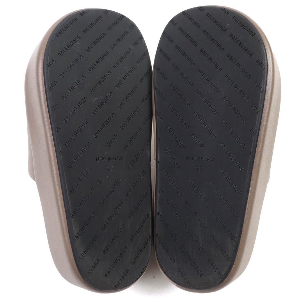 Excellent BALENCIAGA Sandals Logo Platform Sandals with Thick Soles 37 656960 Used