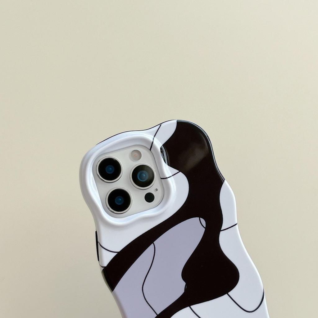 Trendy Brand High-End Color Block iPhone 16 Pro Max & 15/14 Dual Phone Case for Apple