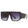 High Quality Stylish Retro High End Designer Style Travel Friendly Oversized Riveted Female Male Sun Glasses Top