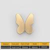 Aluminum Alloy Small Handle Wardrobe Cabinet Door Handle Creative And Simple Color Cute Butterfly Cartoon Children's Room Handle